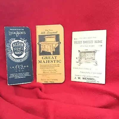 3 Very Old Kitchen Stove Advertising Booklets Acron Great Majestic & Valley Vm • $17