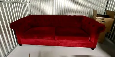 Martha Stewart Collection Tufted Sofa • $200