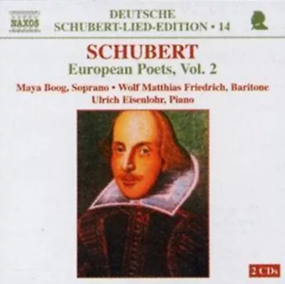 BOOG FRIEDRICH EISEN - SCHUBERT  LIEDER/ EUROPEAN POE - New CD - J3z • $19.48