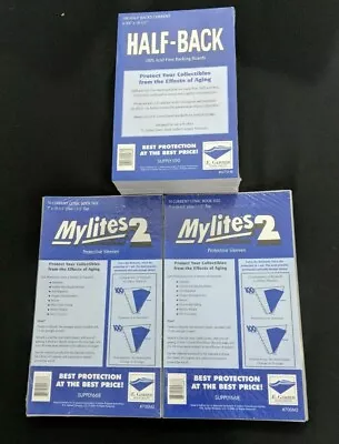 $64.99 • Buy 100 E. Gerber Mylites2 & Half Backs Set - Current Modern Age Comic 700M2 | 675HB