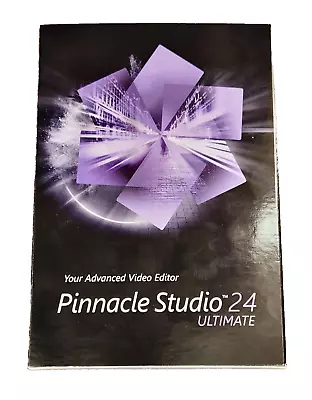 Pinnacle Studio 24 Ultimate Advanced Video Editing And Screen Recording Sealed • $64.95