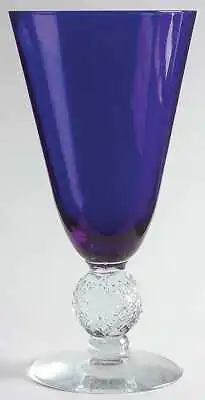 Morgantown Golf Ball Cobalt Blue  Iced Tea Glass 405531 • $69.95