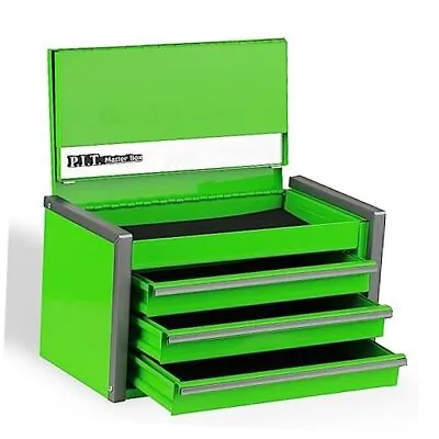  Mini Green Tool Box Portable 3 Drawer Steel Tool Box With Green-3 Drawer • $66.50