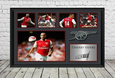 £7.49 • Buy Thierry Henry Signed Photo Poster Print Football Arsenal FC Memorabilia