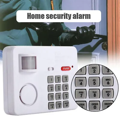 Wireless Door Alarm For Shed Garage Caravan Burglar Home Security Keypad Alarm • £10.44