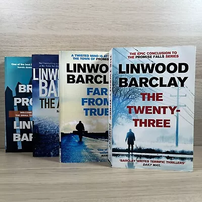 Linwood Barclay 4 Book Paperback Bundle Far From True Twenty Three The Accident • £8.95