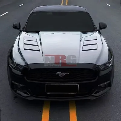 For 2015-2017 Mustang Ford AMS Style Vented Carbon Fiber Hood • $1295