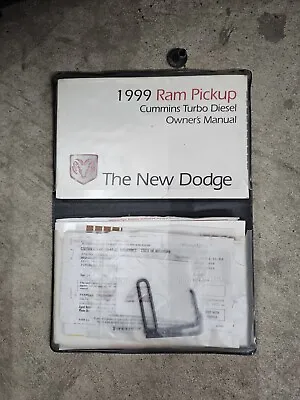 1999 Dodge Ram 2500 3500 Cummins Owners Manual  Oem • $20