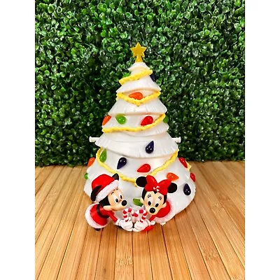 Disney Parks Mickey Minnie White Christmas Tree Light-up Children Decoration 10  • $25