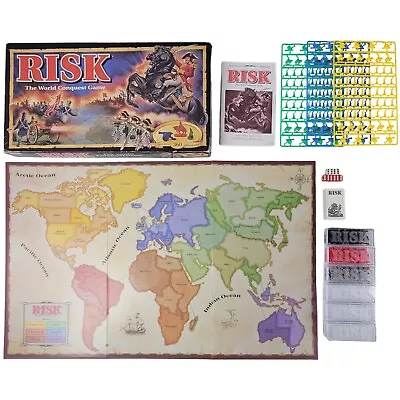 Risk The World Of Conquest Complete Game No.00044 - Parker Brothers 1993 • $30