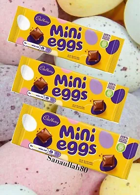 £8.95 • Buy Cadbury Mini Eggs Bar 110g *3 BARS* Chocolate BRAND NEW!!