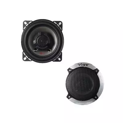 Vibe PULSE4 4  2 Way Coaxial 120W 100mm 10cm Car Van Shelf Door Speakers Pair • £22.89