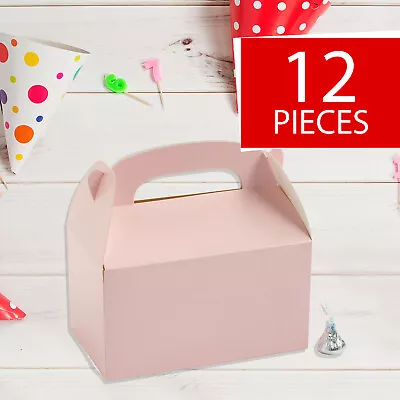 Light Pink Favor Gable Box Wedding Baby Shower Party Supplies 12 Pieces • $14.36