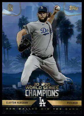 2020 Topps X Ben Baller Dodgers World Series  Pick Your Card • $2.99