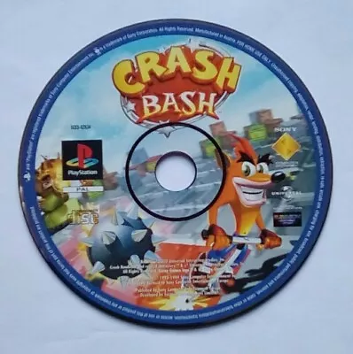 *DISK ONLY* Crash Bash Bandicoot Playstation 1 One PS1 PSOne PS PSX • £29.95