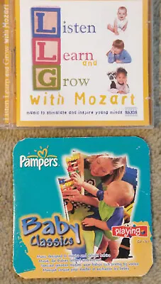 Listen Learn And Grow With Mozart 2xCD 150 Mins PLUS Fisher-Price Baby Classics • £4.50