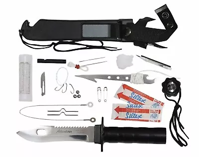 Deluxe 'Adventurer' Survival Kit Knife (Accessories Included) • $24.99