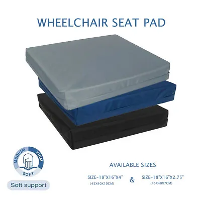 Deep Pressure Relief Memory Foam Wheelchair Seat Pad Travel Cushion Seat Pad • £14.75
