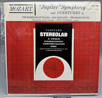Mozart Jupiter Symphony And Overtures Magic Flute Vintage Classical Vinyl LP NM • $14.99