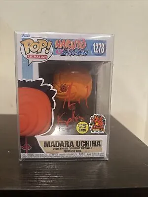Funko Pop! Madara Uchiha Naruto #1278 (Dragon Trading Exclusive) (GITD) (SIGNED) • $85