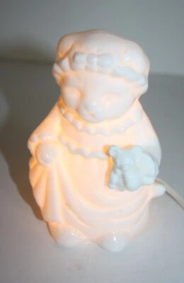 $11.69 • Buy Vintage Schmidt White Cat Table Night Light Lamp 3.5  X 3  X 5.5 H