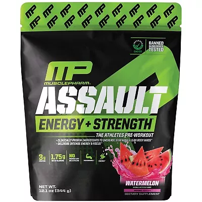 MusclePharm Assault Energy & Strength Pre Workout - 30 Servings Watermelon • $34.99