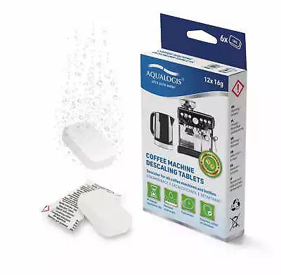 12 Descaling Descaler Tablets For Tassimo Bosch T-disc Coffee Machines • £6.90