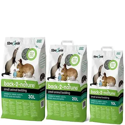 Back To Nature Small Animal Bedding & Litter Natural Odour Control Paper Pellets • £14.03