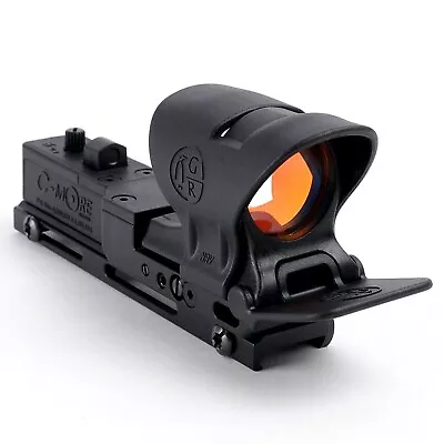 C-MORE Adjustable Red Dot Reflex Sight Optics Scope Railway Tactical Scope USA • $39.99