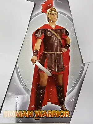 Men’s Roman Warrior Costume Brown Vinyl Roman Soldier Standard Size Large • $65