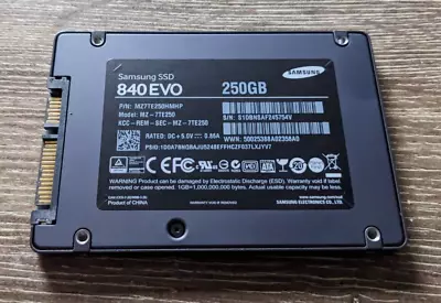 $44.99 • Buy Samsung 840EVO MZ-7TE250 250GB 2.5  Internal Solid State Drive SSD