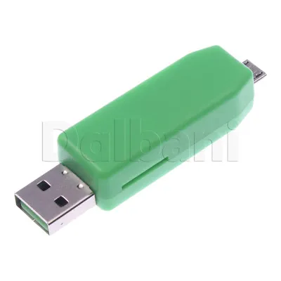 D-332 Dual Use Micro USB OTG Port TF SD Card Reader Combo For Universal Devices • $14.95