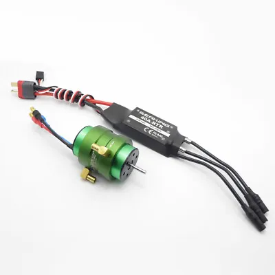 2440 KV4500 Water Cooling Brushless Motor 40A ESC F RC Boat Jet Marine Yacht Car • $35.38