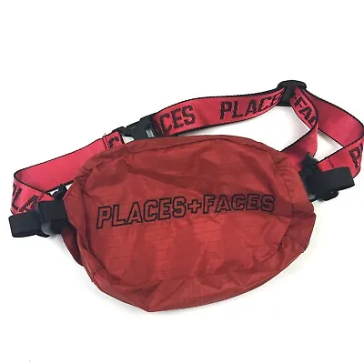 Places + Faces Red Shoulder Bag • $220