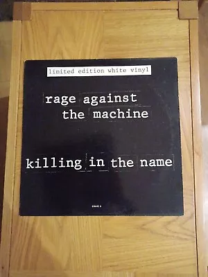 Killing In The Name Of - White Vinyl Limited Edition - Rage Against The Machine • £9.99