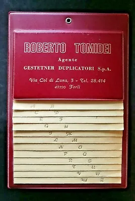 £21.02 • Buy Vintage Advertising Column Duplicators Gestetner Roberto Tumidei Forli