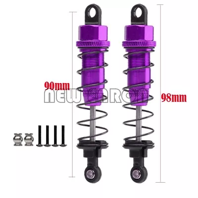 Purple Aluminum 90MM Oil Adjustable Shocks For RC 1:10 AXIAL SCX10 ELECTRIC 4WD • $5.92