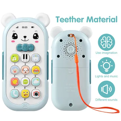 Phone Toy Kids Baby Mobile Toys Cell Toddlers Fake Newborn Pretend • £8.91