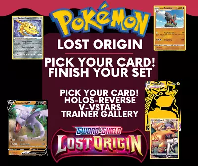 $3 • Buy Pokemon Lost Origin - PICK YOUR CARD! Holos, V-VSTAR, TG - BEST PRICES! M/NM
