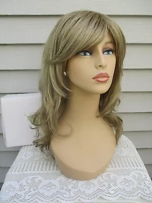 Envy Wig ALANA Lace Front Color GINGER CREAM Blonde Long Wavy Style • $89.95
