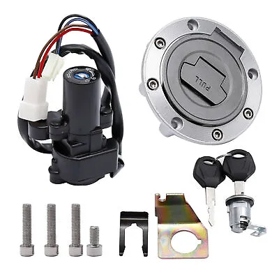 Ignition Switch Seat Lock Fuel Gas Cap For Yamaha YZF R1 R6 FZ6 With Key Part US • $24.97
