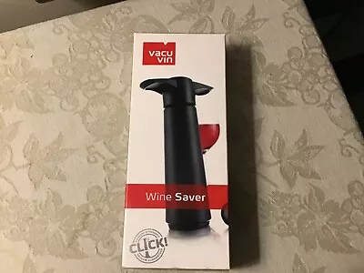 $9.25 • Buy Vacu Vin Wine Saver Pump And Wine Preserver With Vacu Vin Wine Stoppers (2)