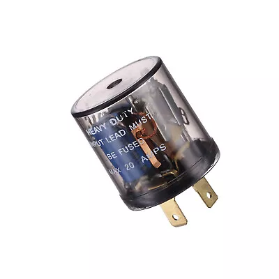 For 2-Pin Variable Car LED Turn Signal Light Flasher Relay EF32 20 Amps 12V • $8.09