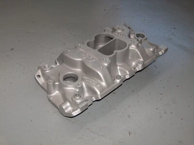$145 • Buy Weiand SBC Chevy Aluminum Intake Manifold Dual Plane High Rise 8004