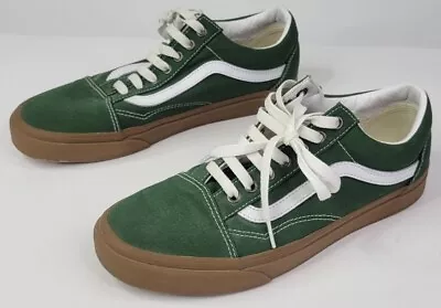 VAN'S Old Skool Green Gum Mens Size 8.5 Women's 10 Casual Flat Skate • $24.99