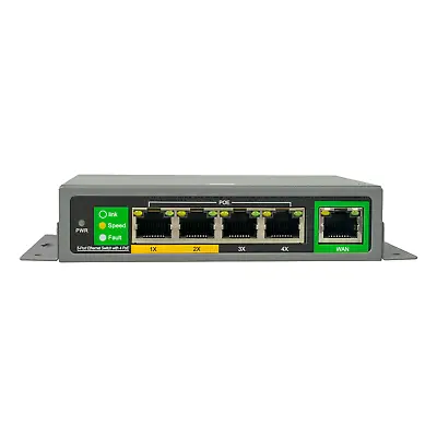 Ultrapoe 4 Port Gigabit PoE Switch 65W Unmanaged Ethernet Switch 803.af/at • $46.90