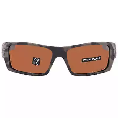 Oakley Gascan Prizm Tungsten Polarized Wrap Men's Sunglasses OO9014 901451 60 • $131.99