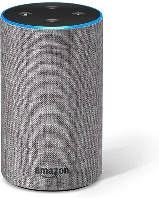 Amazon Echo  Smart Speaker 2nd Generation Heather Grey Alexa Connected Enabled • £39.99