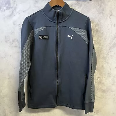 Mercedes AMG Petronas F1 Racing Jacket Mens Medium Puma 2022 Blue • $52.24