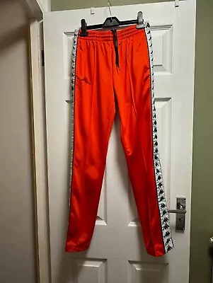 Red Kappa Tracksuit Bottoms Vintage Joggers Size Small • £14.99